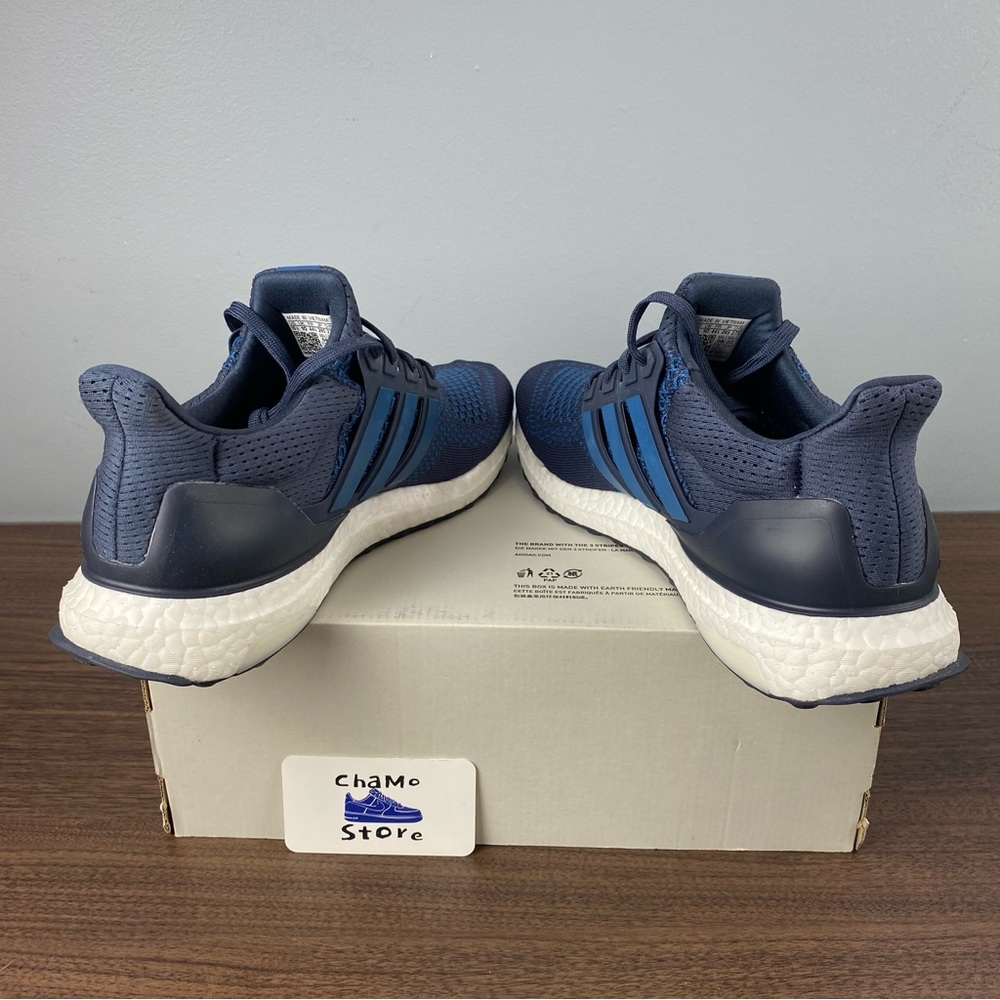Adidas Ultraboost 1.0 Ultra Boost Shadow Navy Blue White HQ4203 Mens Size - Picture 5 of 10